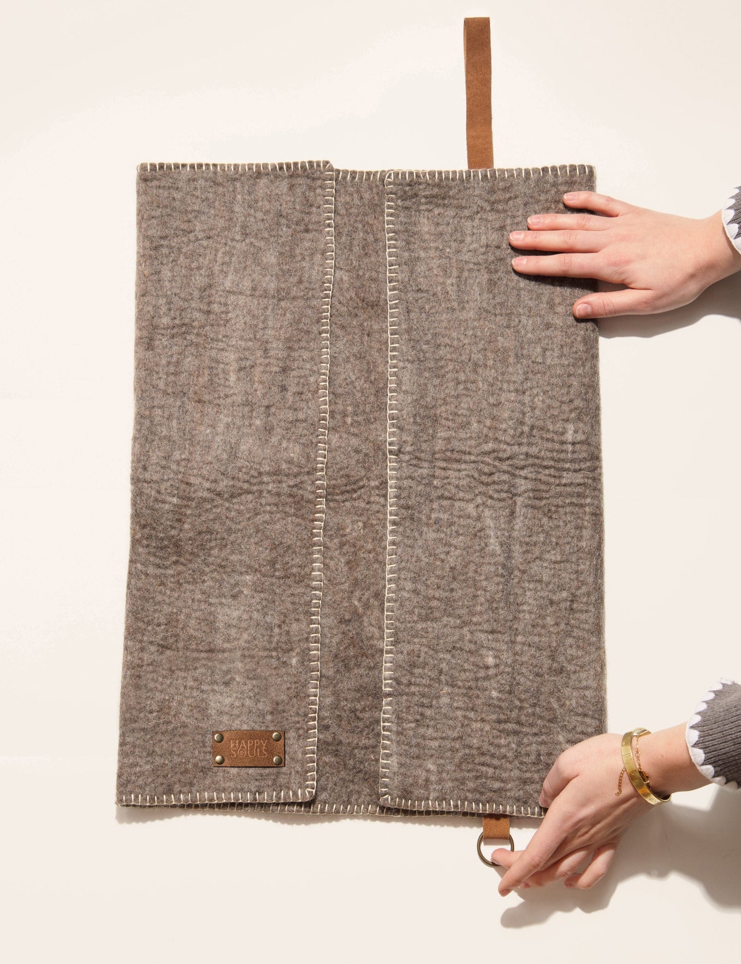 Merino Wool Dog Settle Mat | Calming & Stylish