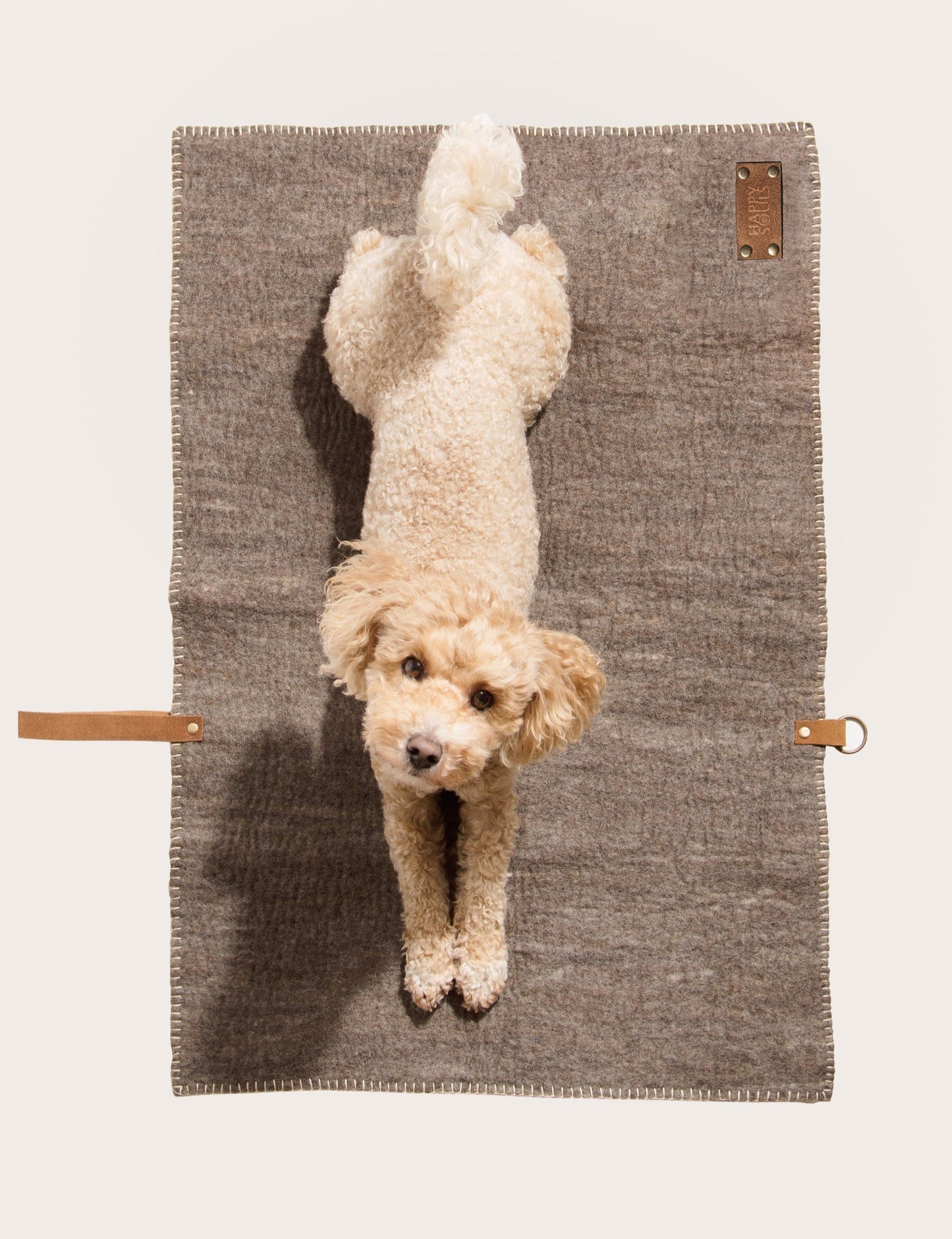 Merino Wool Dog Settle Mat | Calming & Stylish