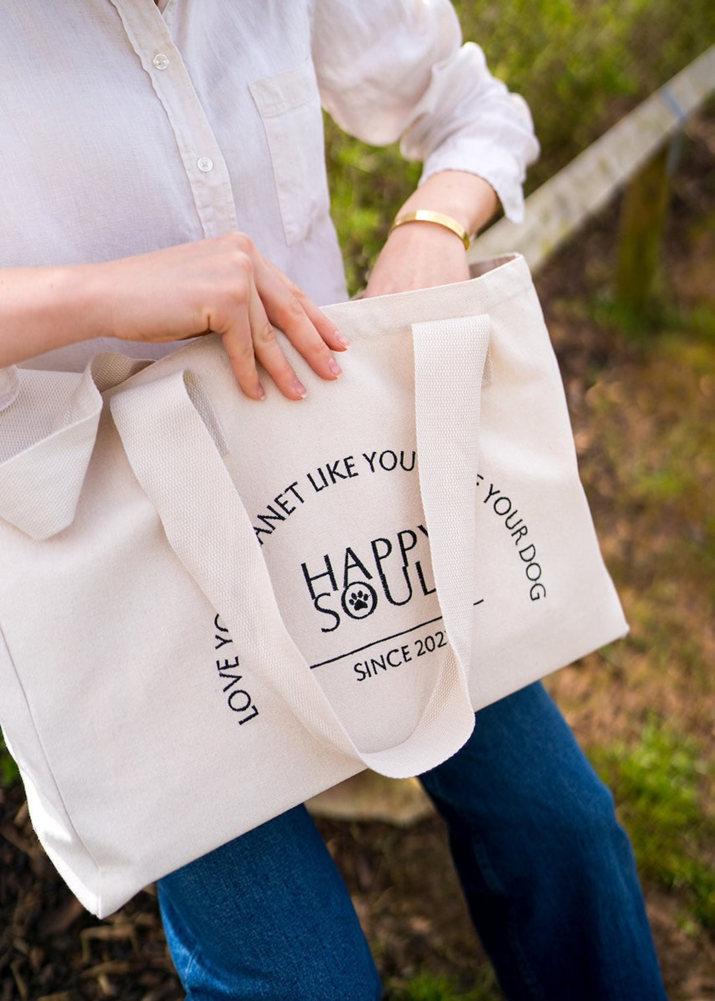 Love for Dogs & Planet Tote Bag