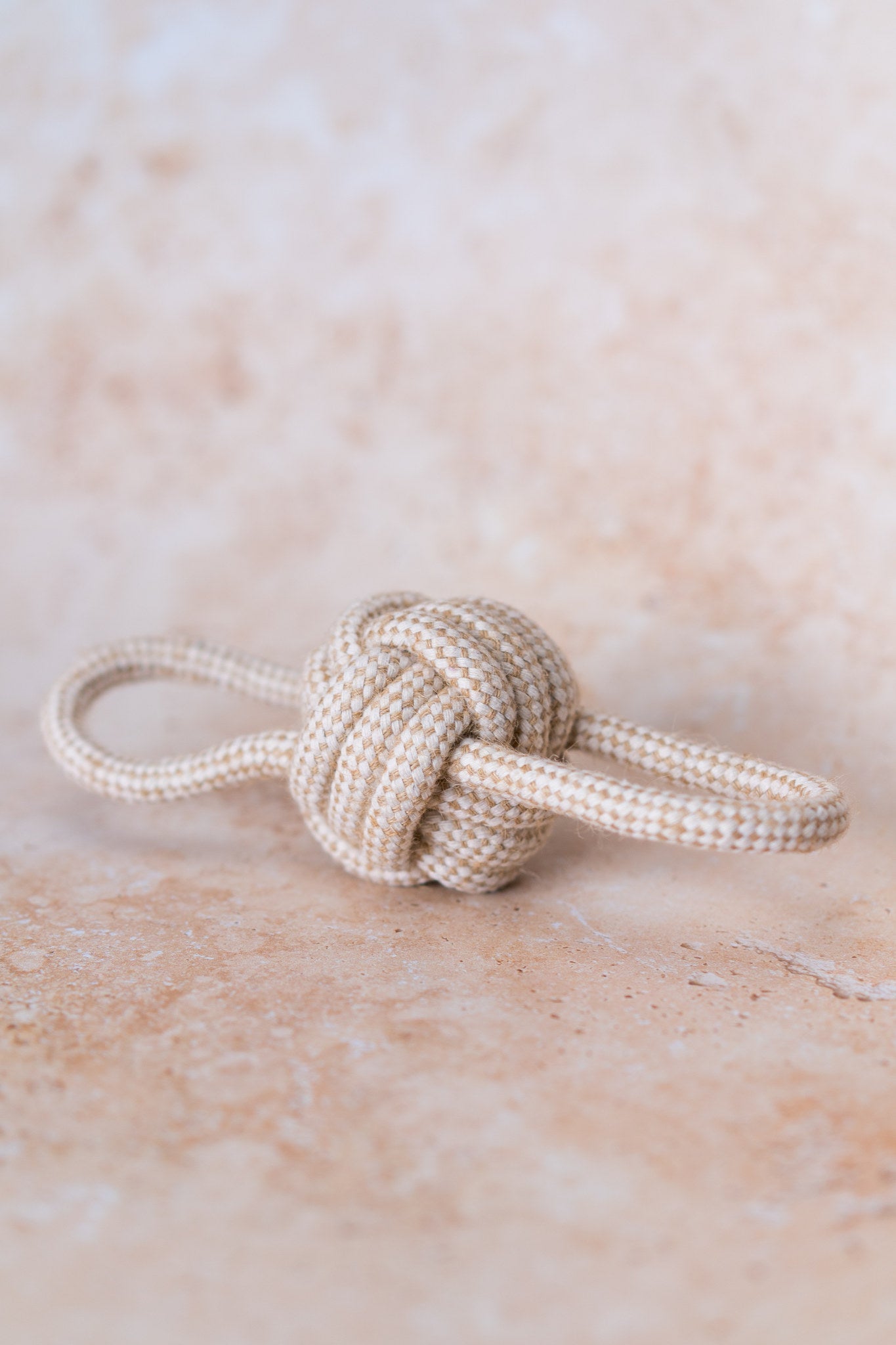 Dual Loop Ball | Cotton & Hemp Rope Toy