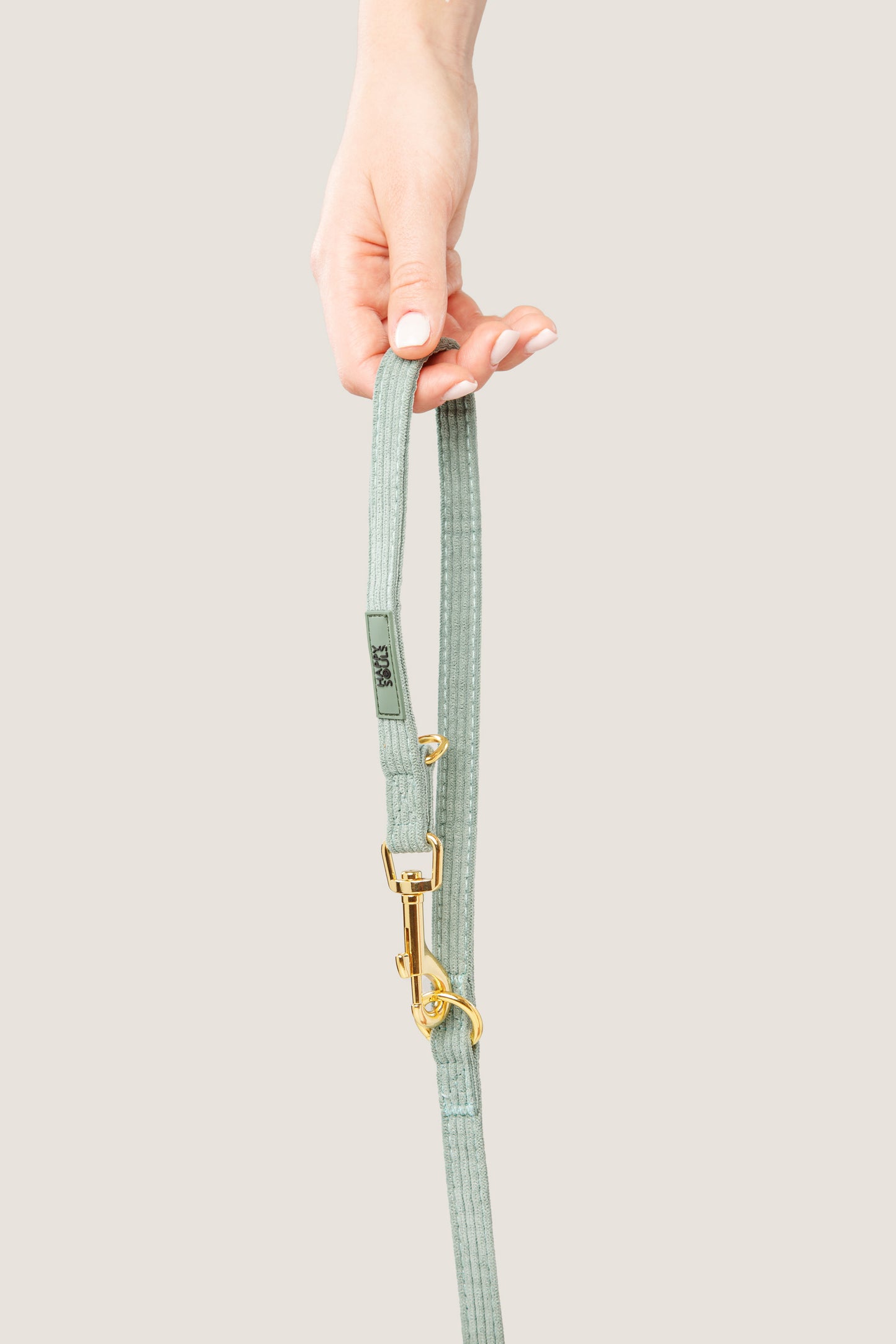 "Always Chic" Corduroy Double Ended Lead