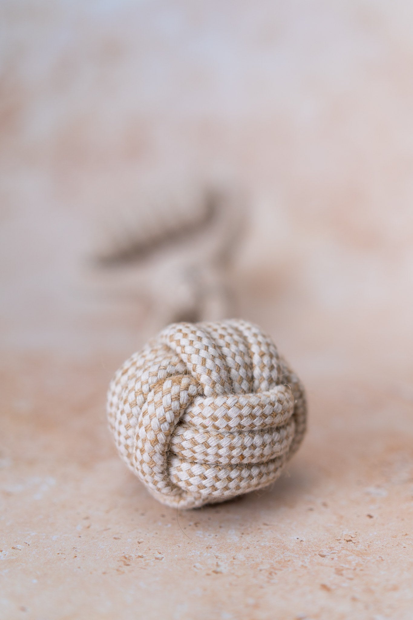 “Grip & Fetch Ball” Hemp & Cotton Rope Toy