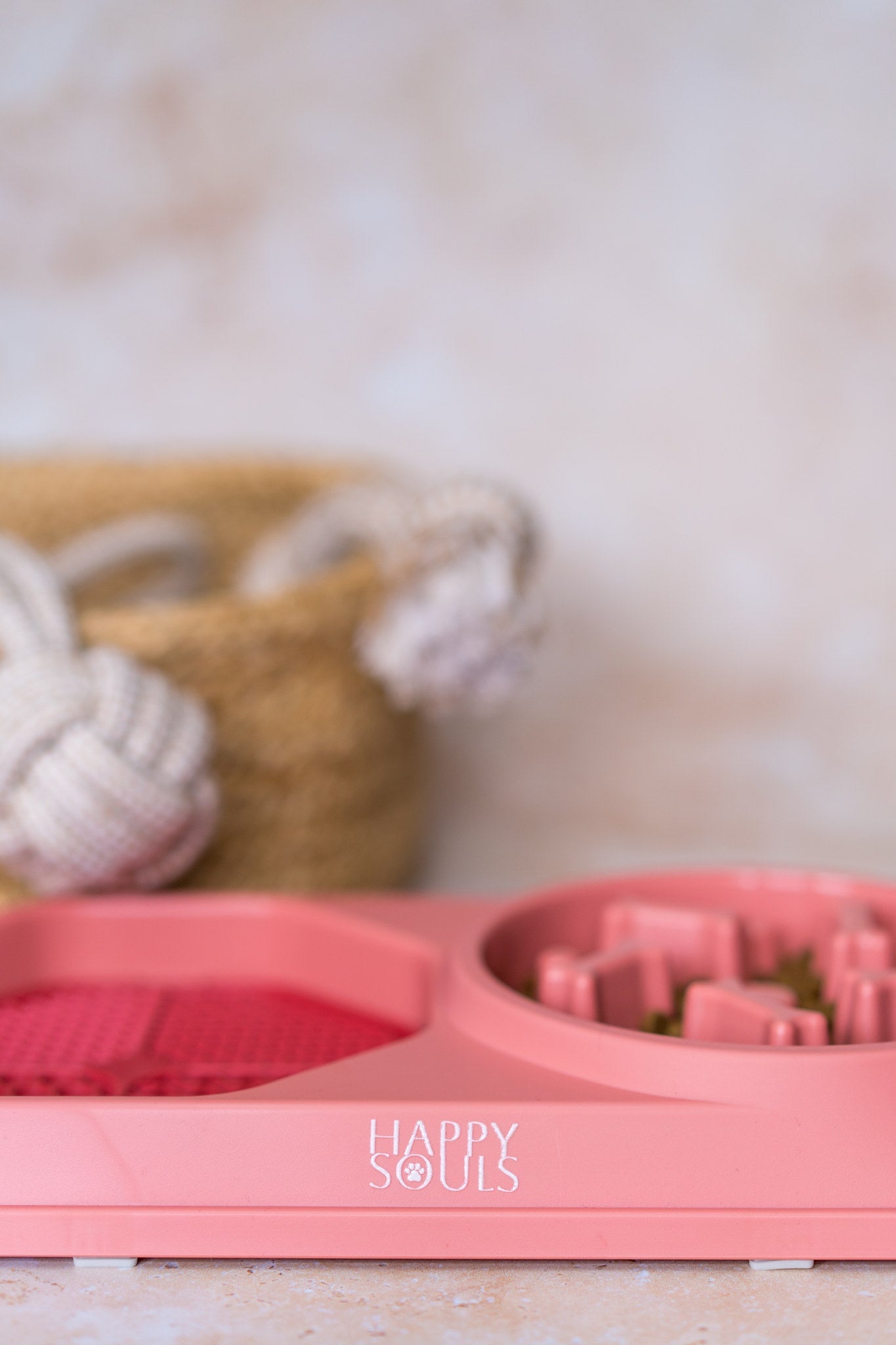 "Terracota Pink" 3 in 1 Slow Feeder Bowl