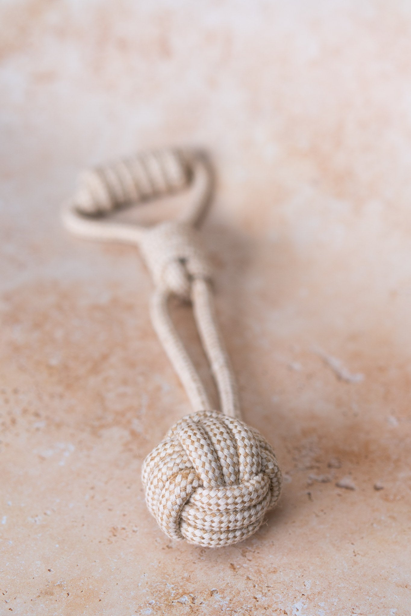 “Grip & Fetch Ball” Hemp & Cotton Rope Toy