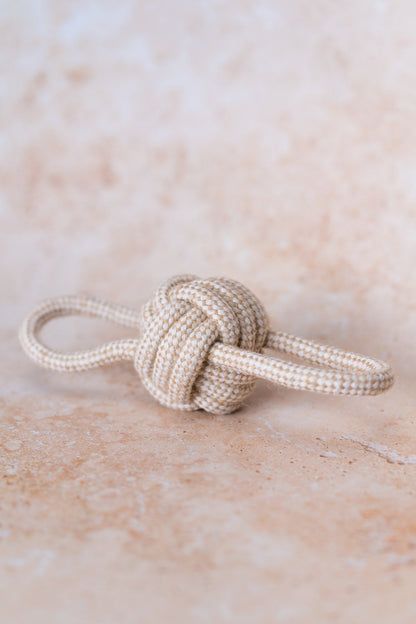 “Dual Loop Ball” Cotton & Hemp Rope Toy